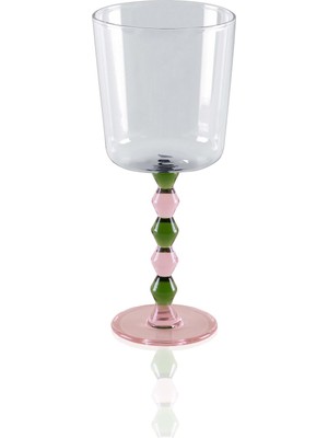 Esranın Dünyası The Mia Bead Şarap Kadehi Yeşil 300 ml