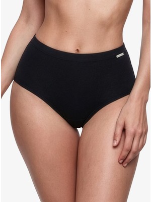 Blackspade Kadın Yüksek Bel Slip Külot 1633 - Siyah