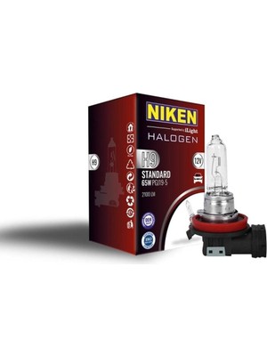Esranın Dünyası Niken Ampul Nıken 12V H9 65W Halojen PGJ19-5 Nkn 062 001 01 07
