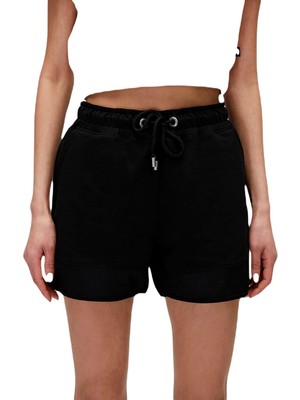 Esranın Dünyası Bad Bear Kadın Siyah Şort (Siyah/s) 8680945756037