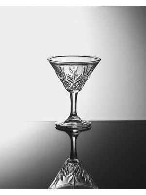 Esranın Dünyası Madame Coco Dublin 4'lü Kadeh Seti - Şeffaf - 185 ml Şeffaf
