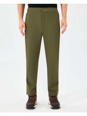 Esranın Dünyası M Coated Slim Pant Haki