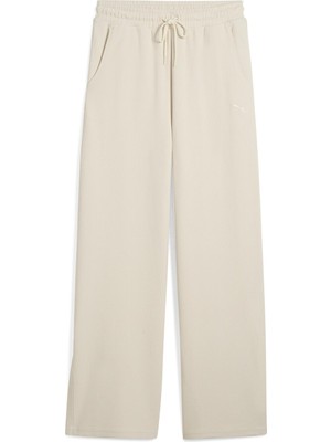 Esranın Dünyası Puma Her High-Waist Straight Kadın Bej Günlük Stil Eşofman Altı 68506187