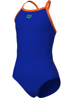 Esranın Dünyası Arena Girl's Swimsuit Light Drop Solid Kız Çocuk Mayo, 6-7 Yaş, 005919833, Lacivert, Kız Çocuklar