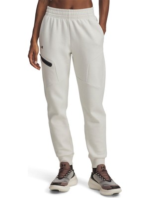 Esranın Dünyası Under Armour Unstoppable Flc Jogger Kadın Sweatpant Summit White / / Black Md