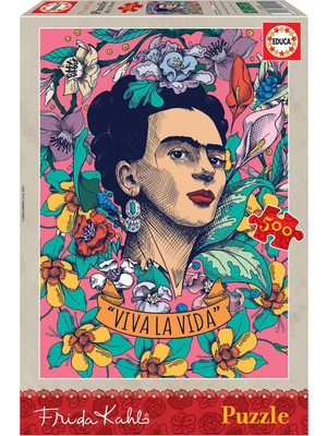 Esranın Dünyası Educa 500 Parça “viva La Vida” Frida Kahlo Puzzle