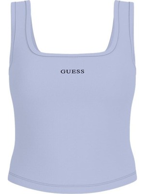 Esranın Dünyası Guess Kadın Aktif Modal Karışımlı Top, Mavi, M Beden