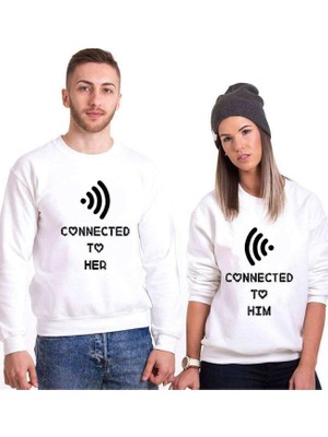 Esranın Dünyası Tshirthane Connected To Her Sevgili Kombinleri Sweatshirt Kombini, Erkek, 2xl-Tek Ürün Fiyatıdır, Kombin Yapmak Için En Az 2 Adet Sepete Ekleyiniz