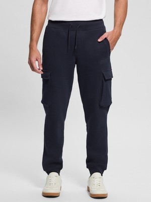 Esranın Dünyası Guess Erkek Aktif Regular Fit Eşofman Altı, Lacivert, Xxl