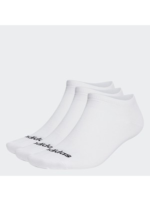 Esranın Dünyası Adidas Unisex Yetişkin T Lin Low 3p Çorap, White/black, L
