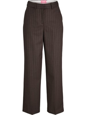 Esranın Dünyası Jack & Jones Jxmary Brushed Hw Pant Tlr Sn Kadın Pantolon Bracken Stripes:white L