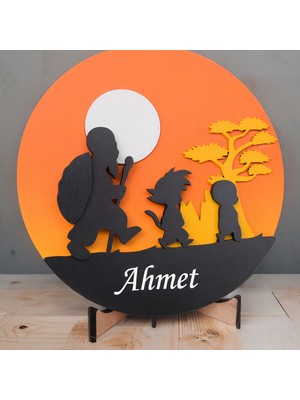 Renkli Ayaklı Dekoratif Tablo