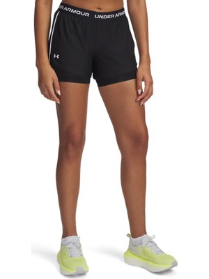 Esranın Dünyası Under Armour Tech Play Up 2in1 Shorts Kadın Şort Black/black/white Md