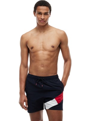 Esranın Dünyası Tommy Hilfiger Erkek Sf Medıum Drawstrıng Şort Mayo Desert Sky L