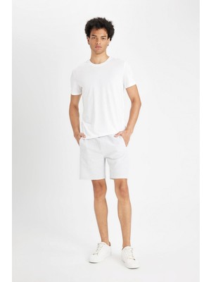 Esranın Dünyası Defacto Slim Fit Dar Paça Şort W7965AZ24HS