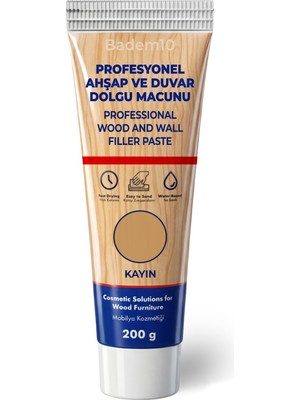 Esranın Dünyası Ahşap Parke Tamir Macunu Kayın Mobilya Dolgu Çatlak Çizik Giderici 200 gr Macun