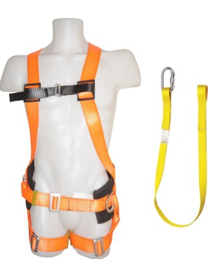Esranın Dünyası Apera Safeset Sfp-1 Paraşüt Tip Bel Destekli Tam Vücut Emniyet Kemeri Profesyonel