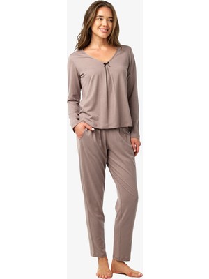 Blackspade Kadın Pijama Takımı 52231 - Vizon