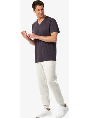 Blackspade Erkek V Yaka T-Shirt 41014 - Antrasit