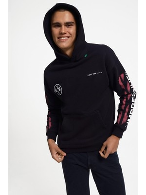 Esranın Dünyası Loft Erkek Weatshirt LF2033388,SIYAH S