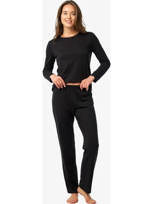 Blackspade Kadın Pijama Takımı 52230 - Siyah