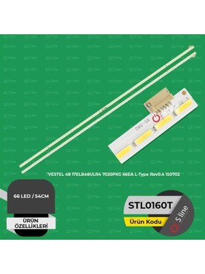 Uravas Store Vestel Regal Seg Uyumlu 52,7 cm Tv LED Bar