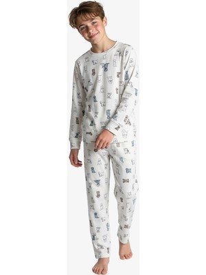 Blackspade Erkek Çocuk Pijama Takımı 41024 - Desenli