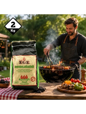 Tri Stax 2 kg Mangal Kömürü - Çıra Hediyeli - Meşe Kömürü