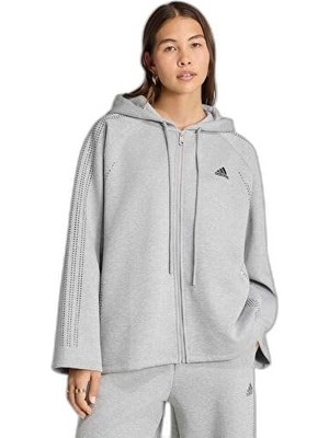 Esranın Dünyası Adidas Teamgeist Tt Kadın Günlük Ceket KD0497 Gri
