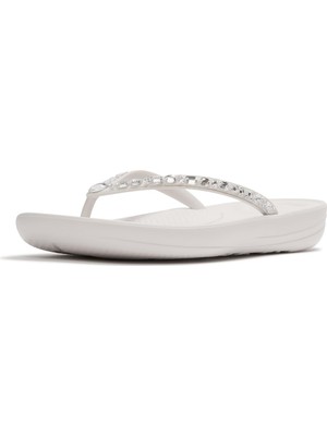 Esranın Dünyası Kadın Iqushion Terlik JC8-090/194/D46 Fitflop Iqushıon Multi-Crystal Ergonomic