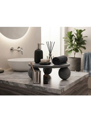 Baydıoğlu Grup Top Ayaklı Dekoratif Banyo Standı