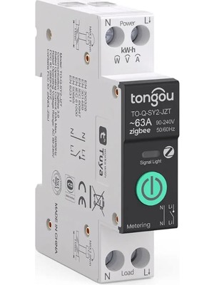 Esranın Dünyası Zigbee 63 Amper Akıllı Sigorta (Tuya, Smart Life, ZIGBEE2MQTT Uyumlu)