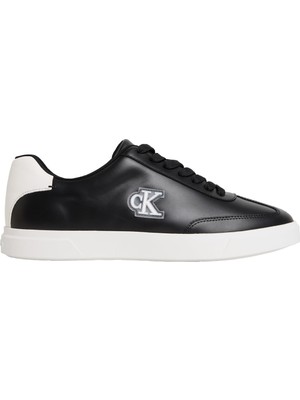 Esranın Dünyası Calvin Klein Low Prof Cupsole Emb Lth Erkek Spor Ayakkabı Black/bright White 45