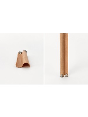 Esranın Dünyası Ns-Era 8 Adet Zig Zag Ahşap Fitil ve Metal Sehpa - 10 cm Uzunluk, 3 cm Genişlik, Mum Yapımı Için Dekoratif Ahşap Fitil Seti