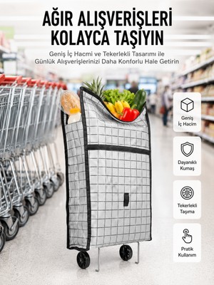 Geniş Hacimli Tekerlekli Çantası Dayanıklı Ergonomik