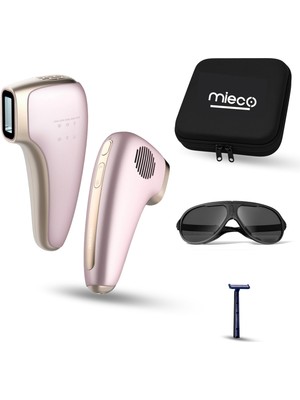 Esranın Dünyası Mieco Safir Soğutma Özellikli Ipl Lazer Epilasyon Aleti (Rosegold) - Safir Cam, Yüz ve Vücut, Hassas Bölge, Soğutma Modu + Gözlük ve Çanta Hediyeli