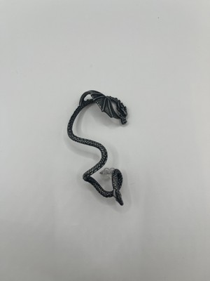 AG23 Tasarım Ejderha Sağ Kulak Rave Techno Tekno Earcuff Küpe