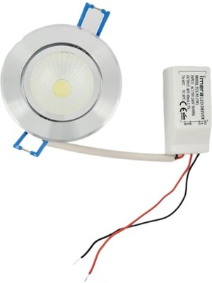 5 Watt LED Spot Trafolu Krom Kasa Gün Işığı (Yce-N5) (2 Adet)
