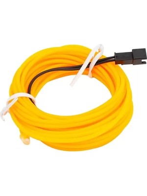 Sh Ticaret 5 Metre 5 Volt USB Adaptörlü Neon Sarı Ip Aydınlatma PM-6081