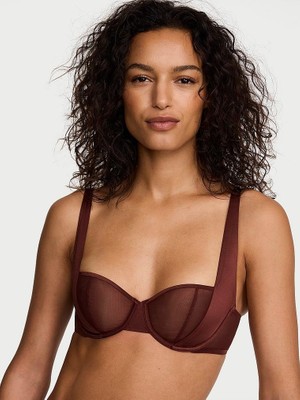 Victoria's Secret Tül Detaylı Desteksiz Balkonet Sütyen