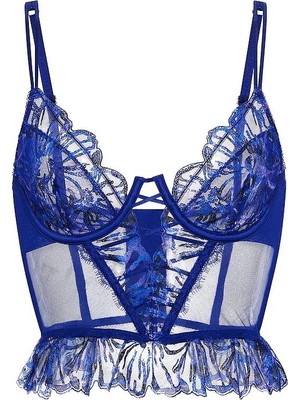 Victoria's Secret Işıltılı Çiçek Işlemeli Dekolteli Büstiyer