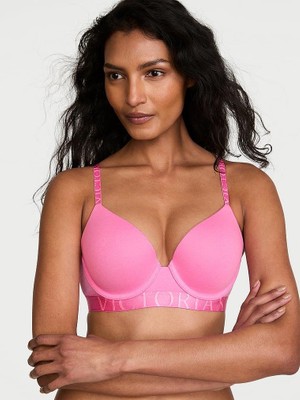 Victoria's Secret Perfect Shape Pamuklu Logo Detaylı Push-Up Sütyen