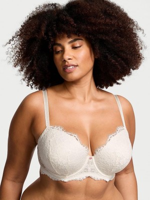 Victoria's Secret Dantelli Hafif Dolgu Destekli Klasik Toparlayıcılı Demi Sütyen