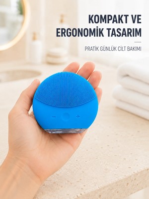 Skygo Mi Silikon Yüz Temizleme Cihazı Su Geçirmez Titreşimli Yüz Bakım Fırçası