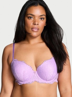Victoria's Secret Dantelli Hafif Dolgu Destekli Klasik Toparlayıcılı Demi Sütyen