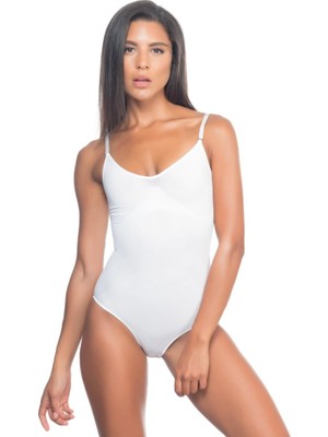 Hobilinka Beyaz Desenli Body Korse