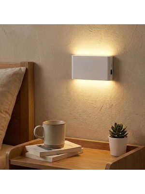 Odea Amber LED Iki Yönlü Şarj Edilebilir Mıknatıslı Sensörlü Aplik 2700K Günışığı, On-Off ve Sensör Modu (2 Adet)          [enerji Sınıfı A]