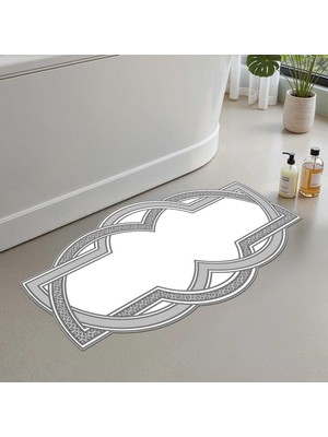 Odea Monnhein Banyo Paspası, Yumuşak Banyo Halısı, Kaymaz Dot Tabanlı, Su Emici, Makinede Yıkanabilir - 40 x 60 cm