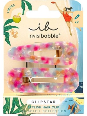 Odea Invisibobble - Clipstar Au Soleil Dazzling Wave 2pc - 2 Adet Büyük Saç Klipsi