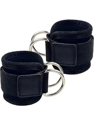 Odea Kablo Makinesi Için Ayak Bileği Kayışı, Çift D-Ring Ayarlanabilir ve Nefes Alabilir Bacak Kayışları, Karın ve Basen Egzersizleri Için Spor Kayışları, Için Çift Ayak Bileği Bağlantı Kayışı